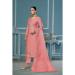 Picture of Organza Pale Violet Red Straight Cut Salwar Kameez