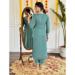 Picture of Rayon & Chiffon Cadet Blue Readymade Salwar Kameez