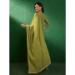Picture of Rayon Dark Olive Green Readymade Salwar Kameez