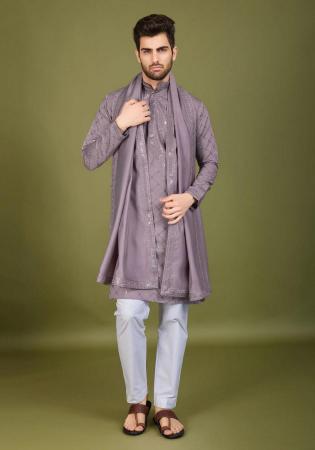 Picture of Splendid Silk Orchid Kurtas