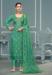 Picture of Exquisite Chiffon Sea Green Straight Cut Salwar Kameez