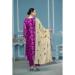 Picture of Lovely Chiffon Purple Straight Cut Salwar Kameez