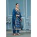 Picture of Amazing Cotton Teal Straight Cut Salwar Kameez