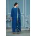 Picture of Amazing Cotton Teal Straight Cut Salwar Kameez