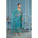 Picture of Cotton Light Sea Green Straight Cut Salwar Kameez