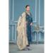 Picture of Organza Midnight Blue Straight Cut Salwar Kameez