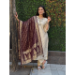 Picture of Enticing Silk Beige Readymade Salwar Kameez