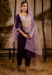 Picture of Superb Rayon Purple Readymade Salwar Kameez