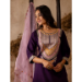 Picture of Superb Rayon Purple Readymade Salwar Kameez