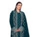 Picture of Georgette Dark Slate Grey Straight Cut Salwar Kameez