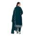 Picture of Georgette Dark Slate Grey Straight Cut Salwar Kameez