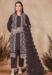 Picture of Ideal Georgette Black Straight Cut Salwar Kameez