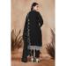 Picture of Classy Georgette Black Straight Cut Salwar Kameez