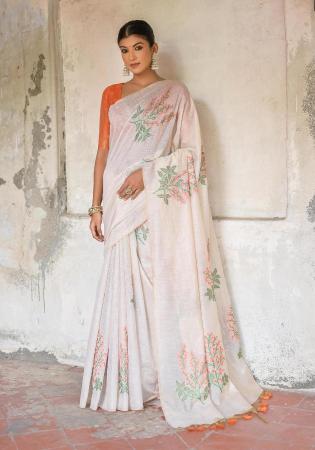 Picture of Gorgeous Cotton Azure Saree