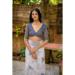 Picture of Graceful Cotton Azure Saree