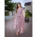 Picture of Chiffon Pale Violet Red Readymade Salwar Kameez
