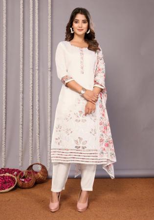 Picture of Radiant Chiffon Azure Readymade Salwar Kameez