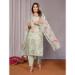 Picture of Chiffon Medium Spring Green Readymade Salwar Kameez