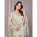 Picture of Chiffon Medium Spring Green Readymade Salwar Kameez