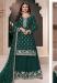 Picture of Chiffon Dark Slate Grey Straight Cut Salwar Kameez
