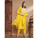 Picture of Cotton & Silk Golden Readymade Salwar Kameez
