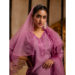 Picture of Enticing Silk Rosy Brown Readymade Salwar Kameez