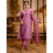 Picture of Enticing Silk Rosy Brown Readymade Salwar Kameez
