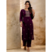 Picture of Fine Silk Purple Readymade Salwar Kameez
