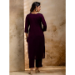 Picture of Fine Silk Purple Readymade Salwar Kameez