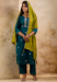 Picture of Alluring Silk Navy Blue Readymade Salwar Kameez