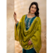 Picture of Alluring Silk Navy Blue Readymade Salwar Kameez