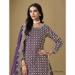 Picture of Pleasing Silk Dim Gray Straight Cut Salwar Kameez