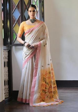 Picture of Fine Cotton Slate Grey Saree