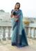 Picture of Delightful Silk Cadet Blue Saree