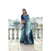 Picture of Delightful Silk Cadet Blue Saree