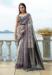 Picture of Statuesque Silk Grey Saree
