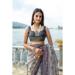 Picture of Statuesque Silk Grey Saree