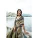 Picture of Ravishing Silk Grey Saree