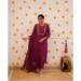 Picture of Beauteous Rayon Saddle Brown Readymade Salwar Kameez