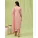 Picture of Rayon & Silk Indian Red Readymade Salwar Kameez