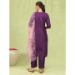 Picture of Rayon & Silk Purple Readymade Salwar Kameez