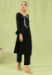 Picture of Sublime Rayon & Silk Black Readymade Salwar Kameez
