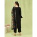 Picture of Sublime Rayon & Silk Black Readymade Salwar Kameez