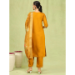 Picture of Rayon & Silk Dark Golden Rod Readymade Salwar Kameez