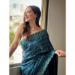 Picture of Fascinating Silk Steel Blue Saree