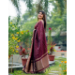 Picture of Sightly Silk Maroon Saree