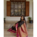 Picture of Alluring Silk Black Saree