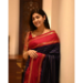 Picture of Fascinating Silk Navy Blue Saree