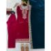 Picture of Wonderful Rayon Crimson Readymade Salwar Kameez