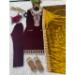 Picture of Admirable Rayon Maroon Readymade Salwar Kameez